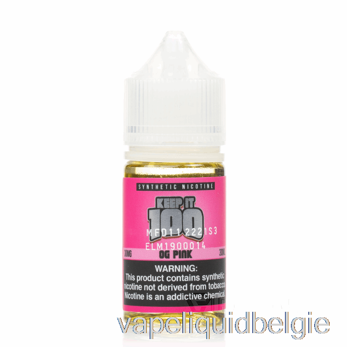 Vape-vloeistof En Roze Zouten - Bewaar Het 100 - 30 Ml 30 Mg